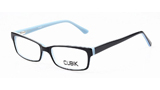 Kubni Ladies Small Black and Blue Wayfarer